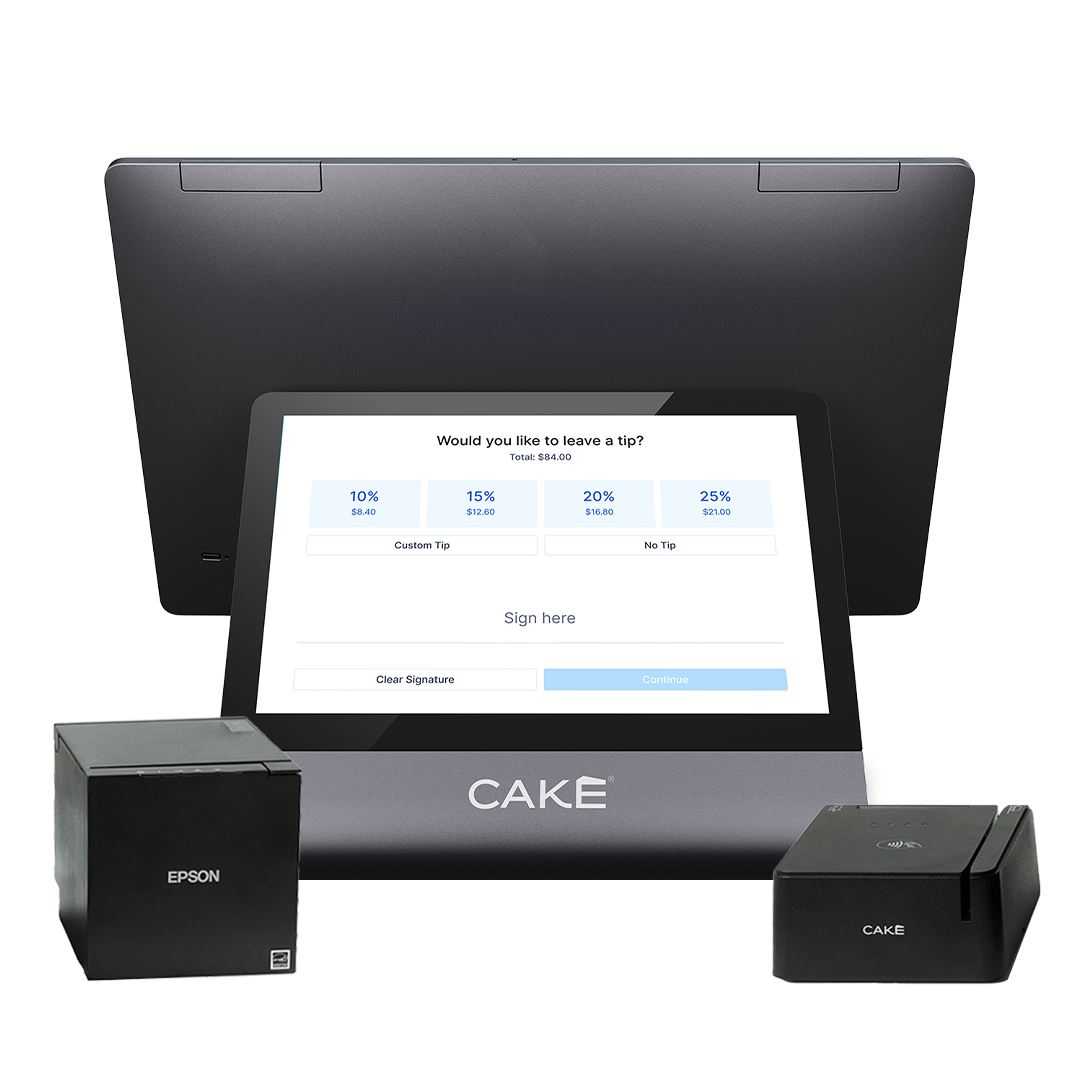 CAKE POS: elementos esenciales de QuickService